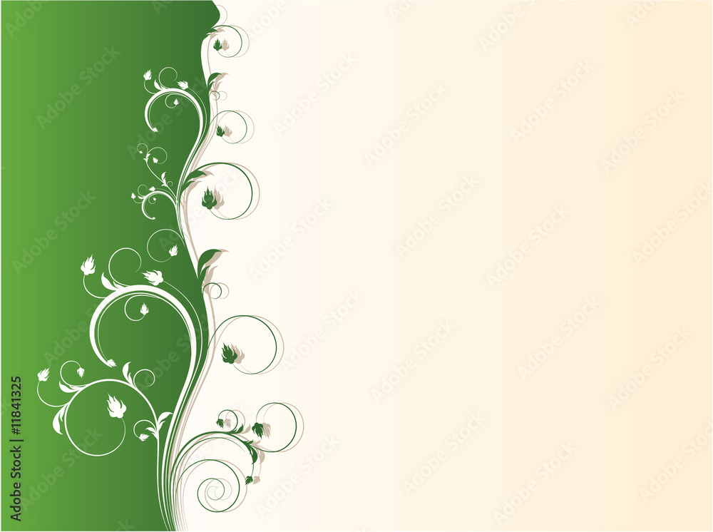 abstract illustration of a floral background with lots of leaves abstract illustration of a floral background with lots of leaves