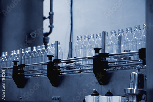 water bottling line