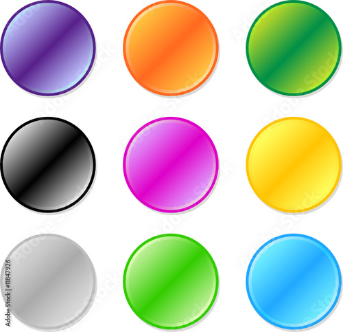 Colourful Button Set