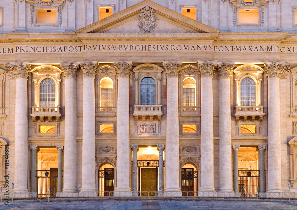 Naklejka premium Basilica di San Pietro, Roma