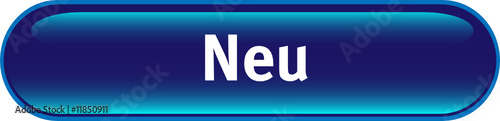Website Navigation Glossy Button mit Neu