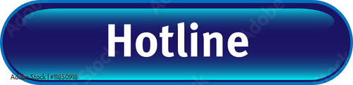 Website Navigation glossy Button mit Hotline