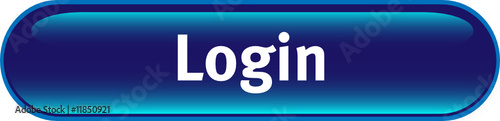 Website Navigation glossy Button mit Login