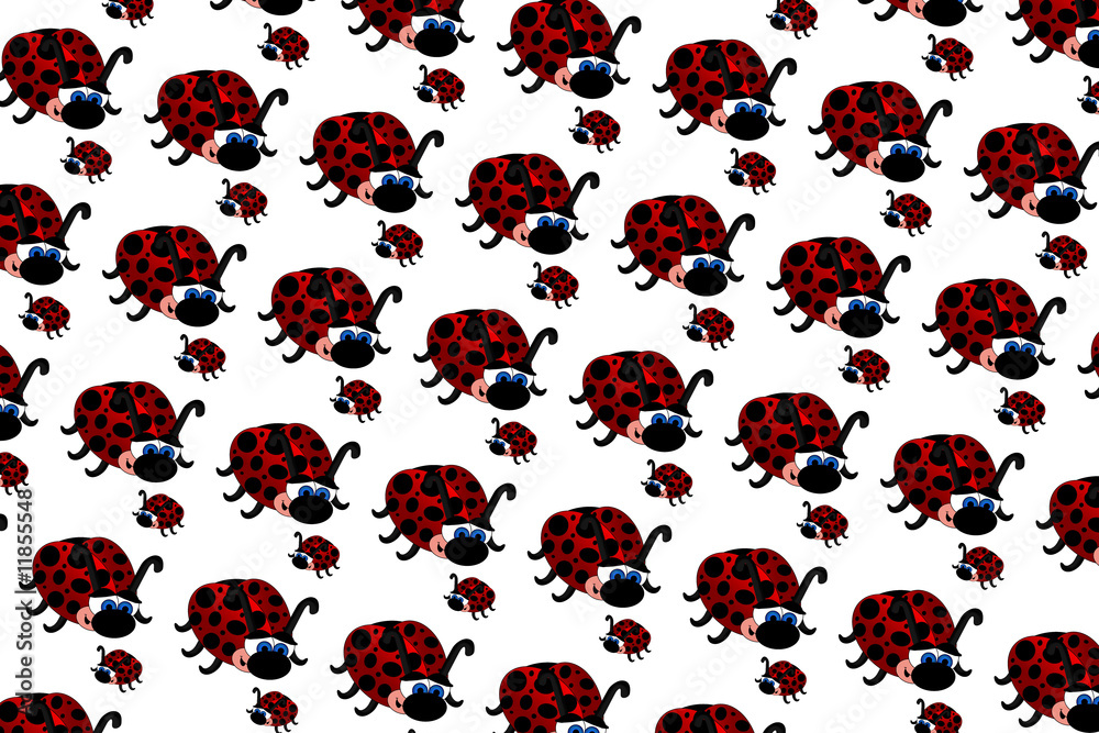 Ladybugs Pattern Ladybugs Pattern
