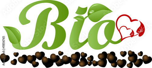Stencil bio - vector illustration