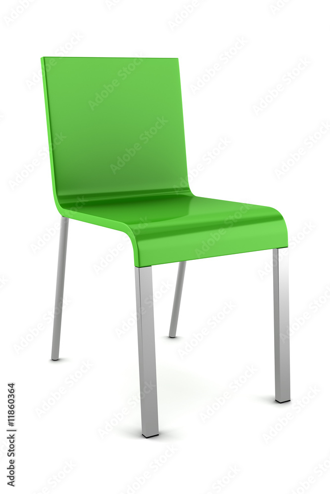 green chair isolated on white background green chair isolated on white background