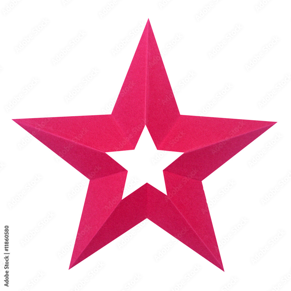 Obraz premium étoile découpée