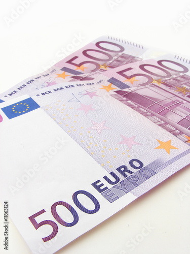 500 euros bank notes