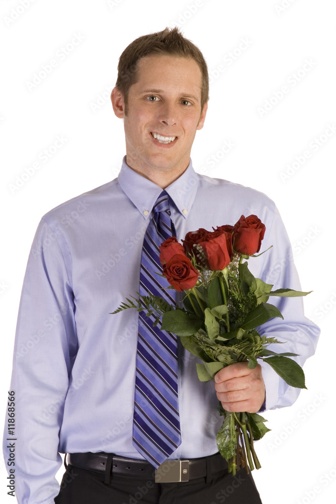 Man With Flowers Man With Flowers