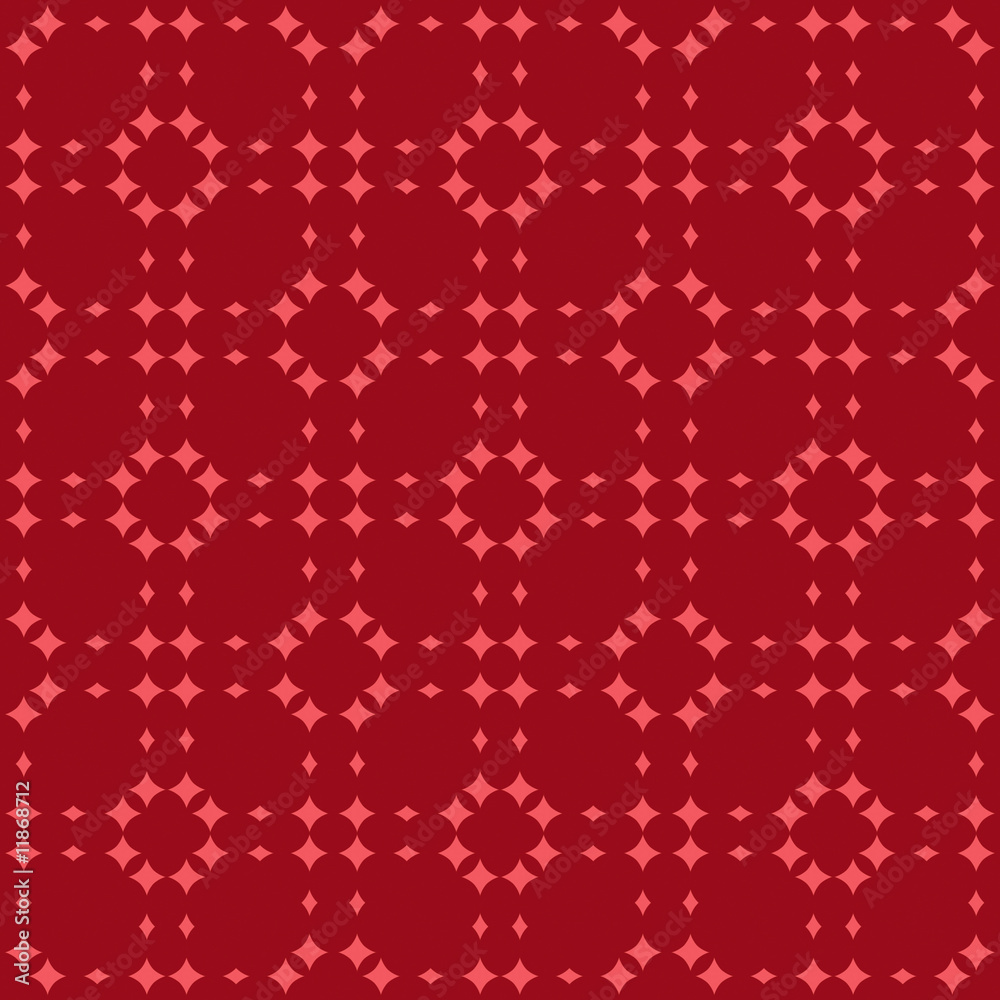 red nordic pattern