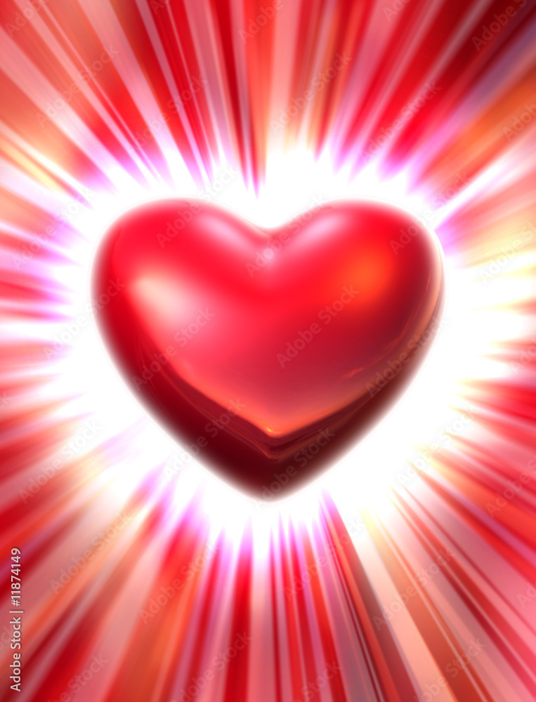 Valentine's Day Heart on background Valentine's Day Heart on background