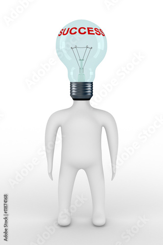 person with head in the for...