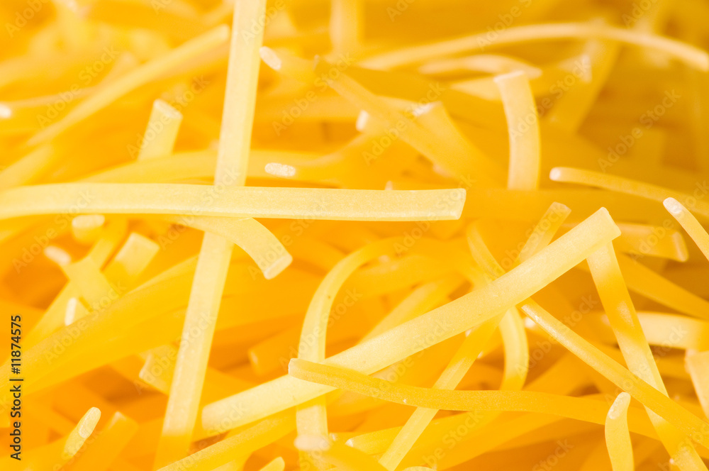 Extreme close up of yellow italian pasta - shallow DOF Extreme close up of yellow italian pasta - shallow DOF