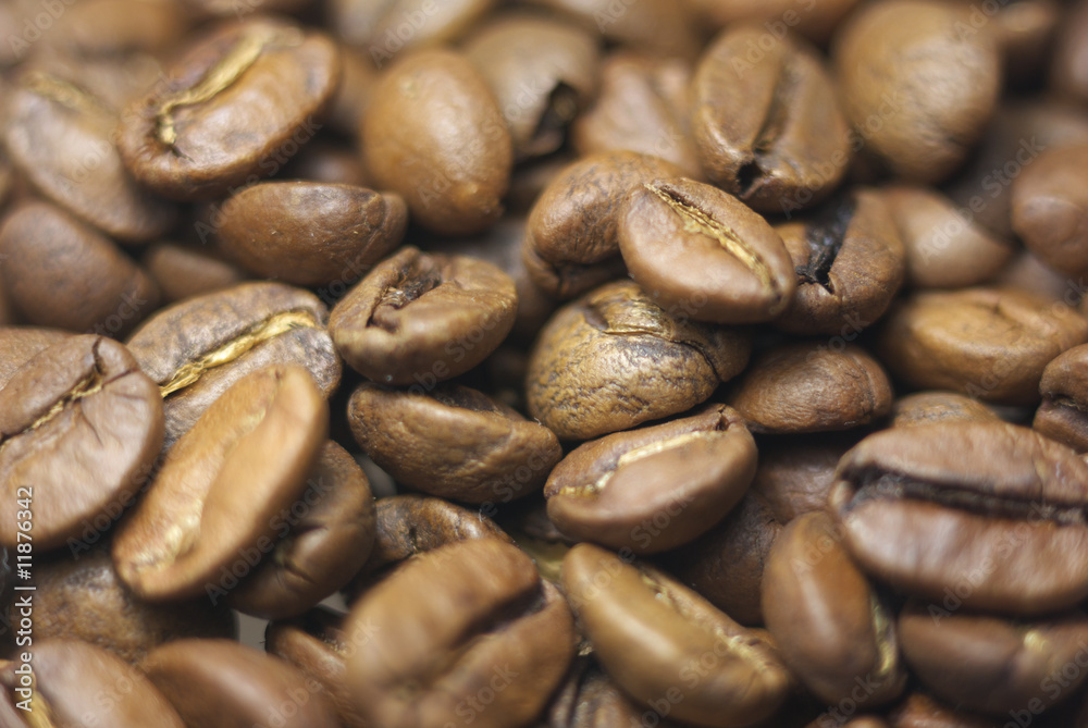 Coffe beans background