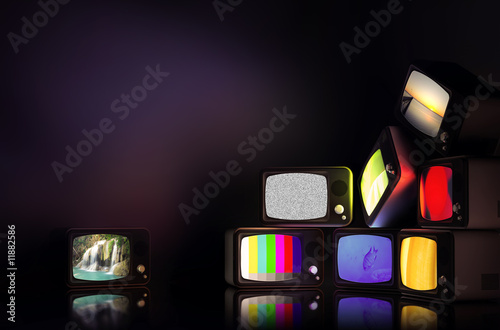 Mur de télévision