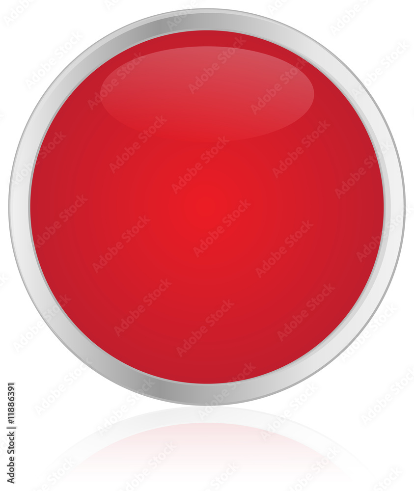 Red Round Button Red Round Button
