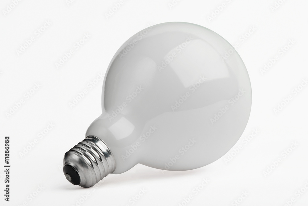 Huge light bulb isolated on white Huge light bulb isolated on white