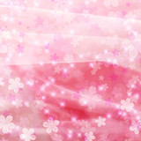 花のイルミネーション　ピンク