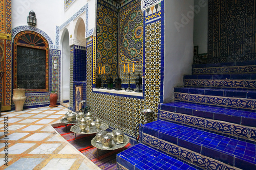 Moroccan indoor architecture photo
