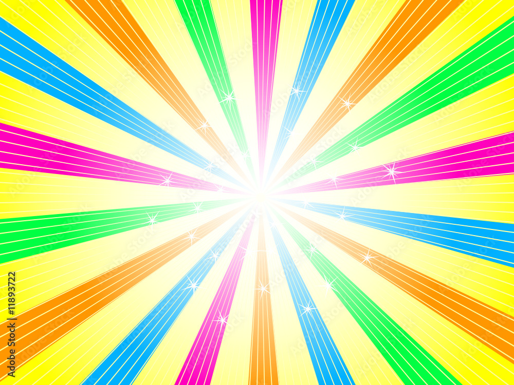 Abstract colored background with rays Abstract colored background with rays