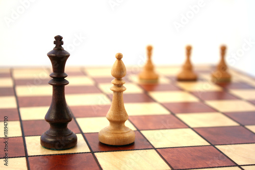 wooden chess
