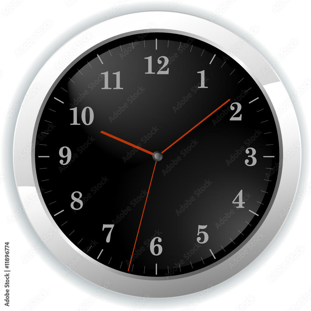 vector illustration of wall clock vector illustration of wall clock