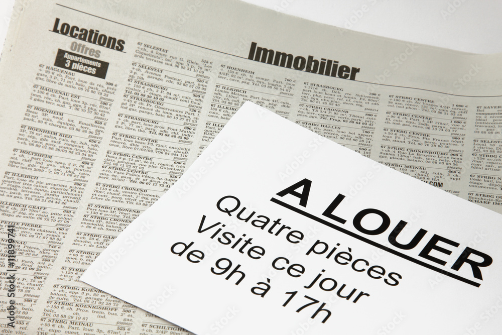 Obraz premium annonces immobilières