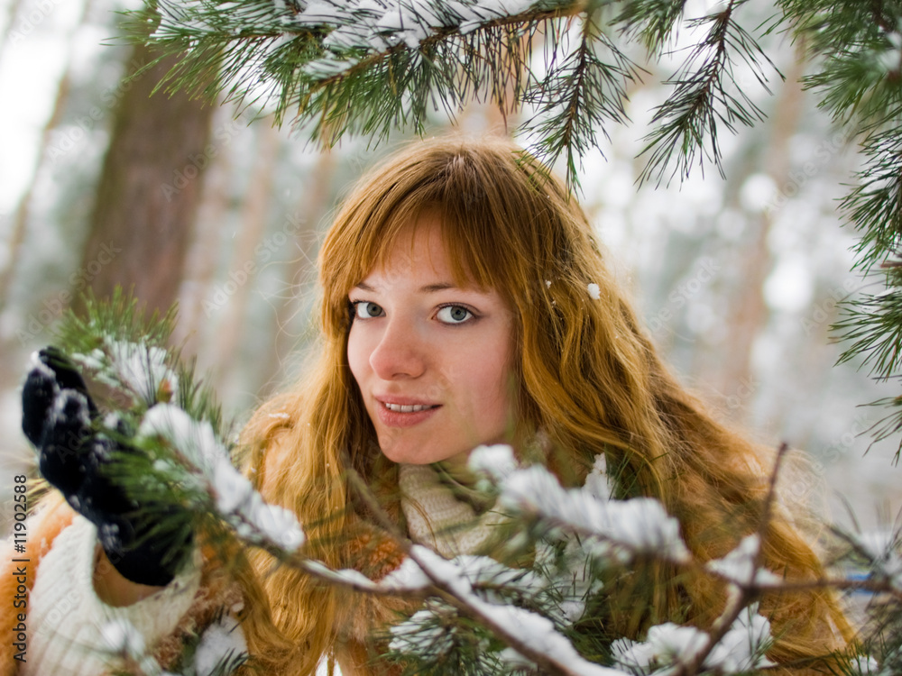 Winter girl Winter girl
