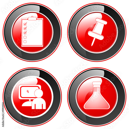 Wissenschaft - Buttons