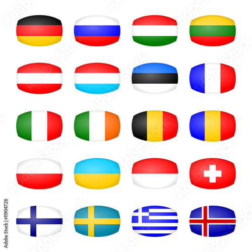 europa länderflaggen