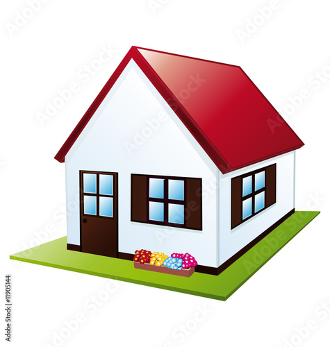Little house with garden