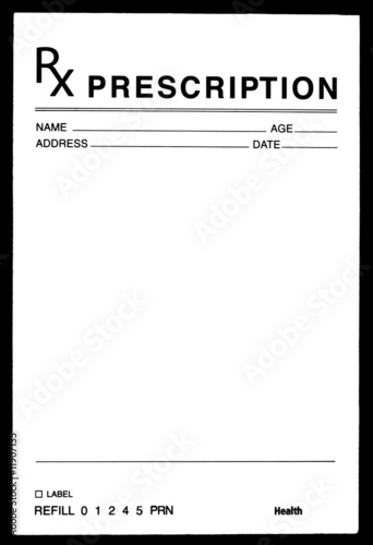 Blank Prescription Drug Form