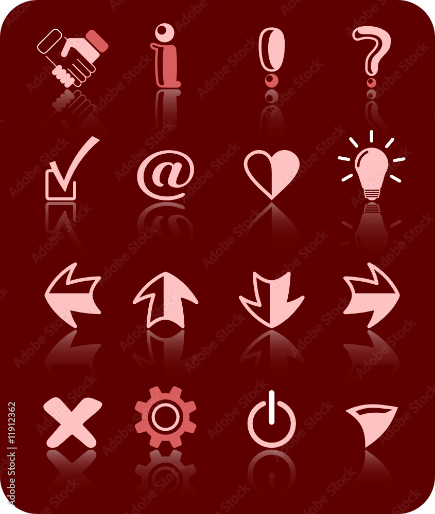 Miscellaneous signs vector iconset Miscellaneous signs vector iconset