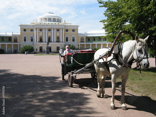 King's palace in Pavlovsk Russia