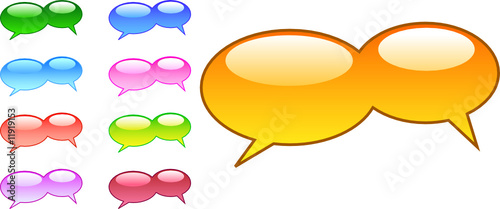 Double Speech Bubbles