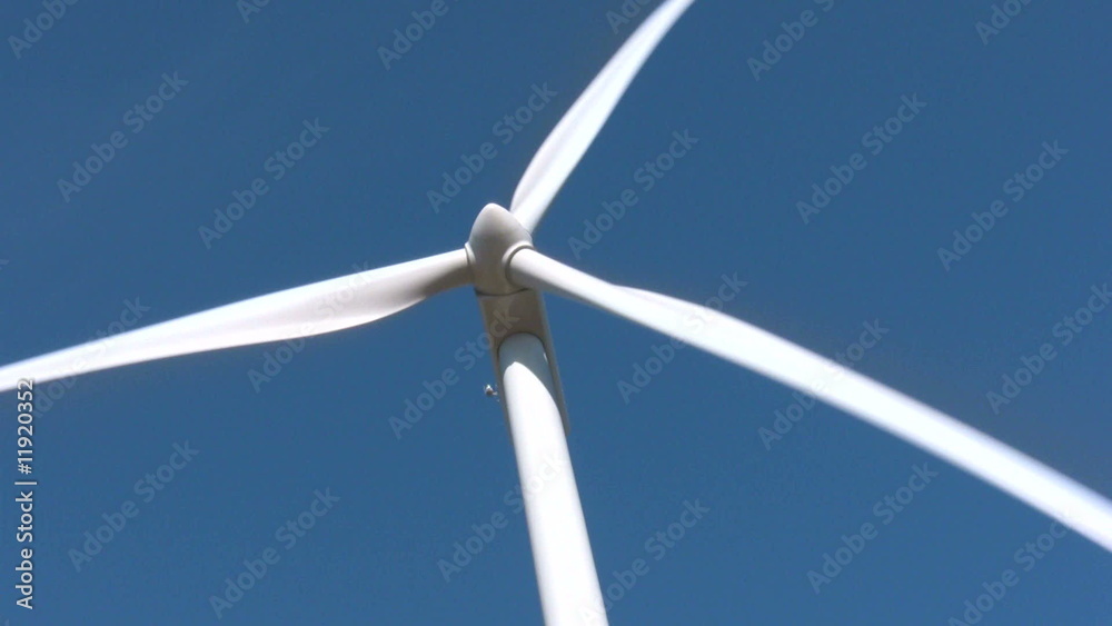 Wind mill on blue sky during the autumn Wind mill on blue sky during the autumn