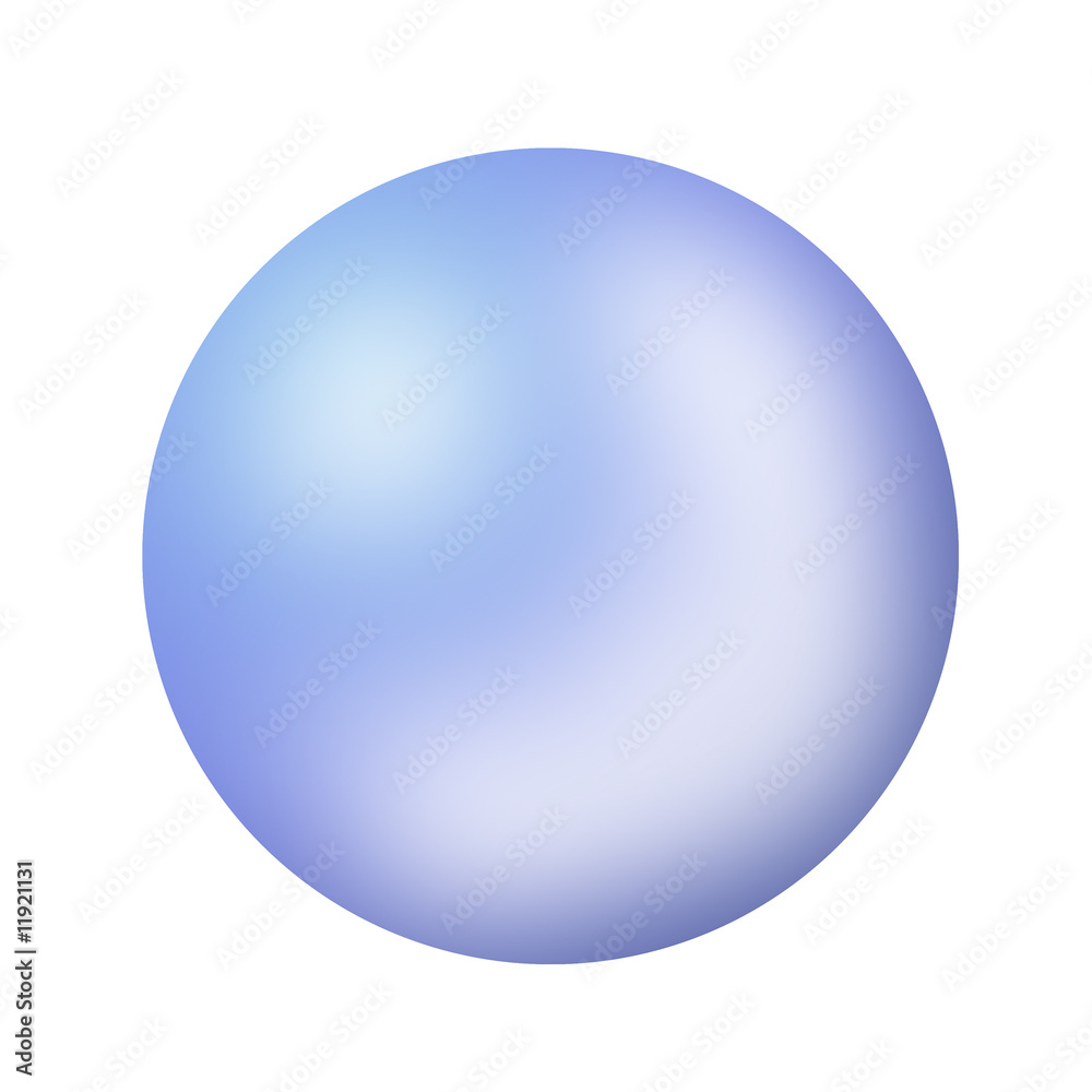 Metallic blue sphere Metallic blue sphere