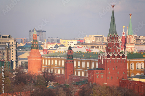 View on Kremlin from top