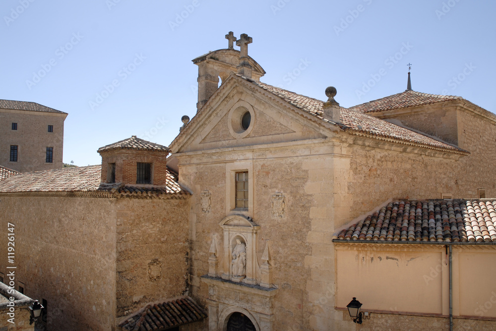 Fototapeta premium churc in a italy village