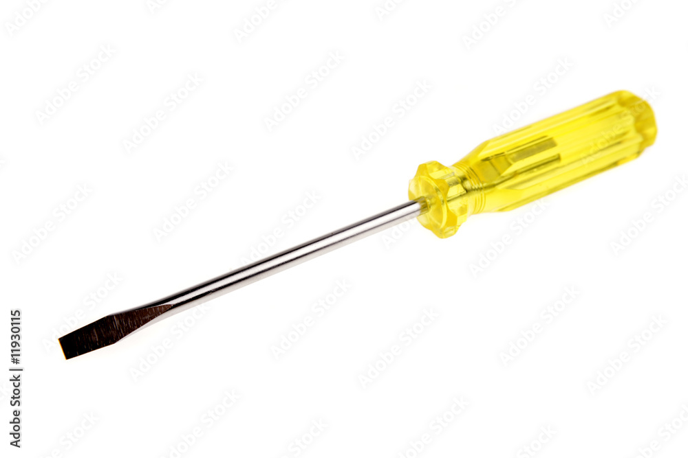 Screwdriver isolated on white background Screwdriver isolated on white background