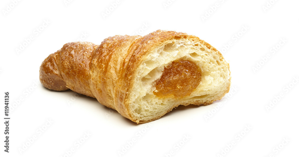 Croissant with apricot