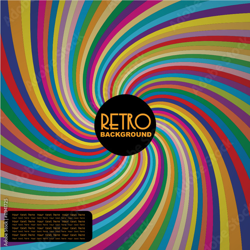 Spiral retro Background
