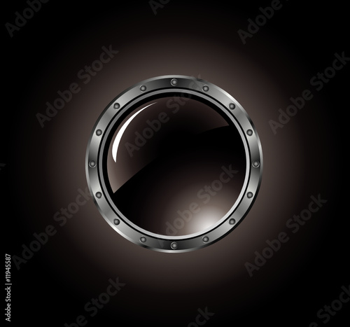 metal button with bolts