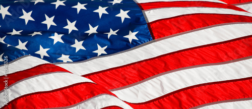 usa flag panorama