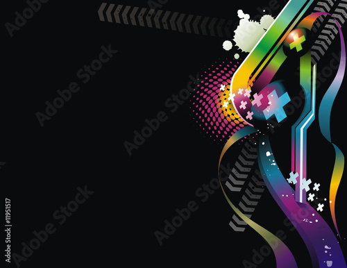 Curves vector composition