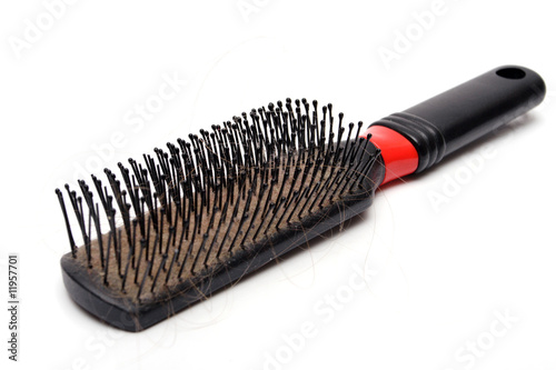 old hairbrush