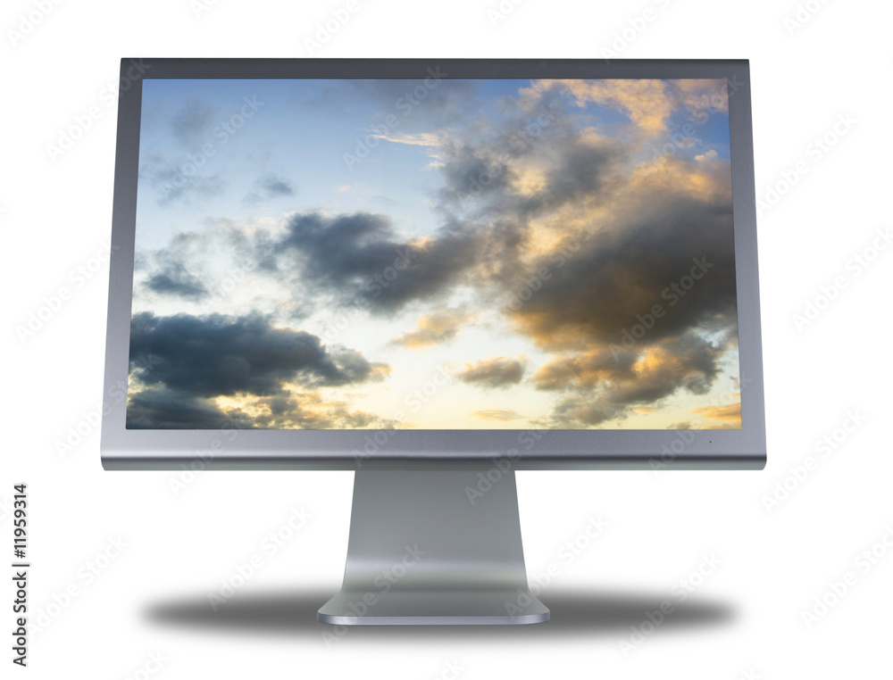 Fototapeta premium lcd monitor flat screen
