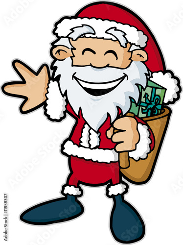 Père Noël seul - Couleurs