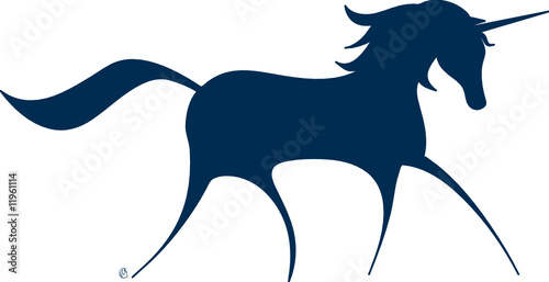 licorne marine au trot