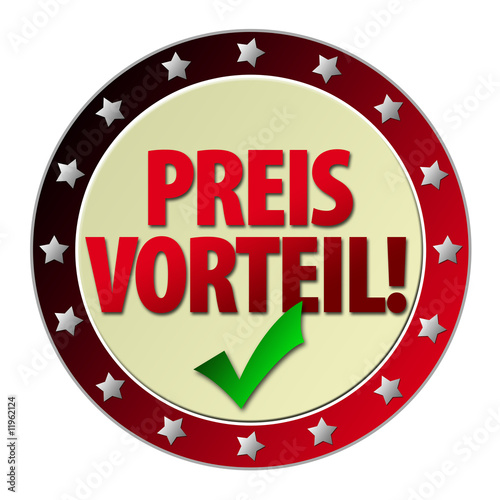 Button Preisvorteil photo